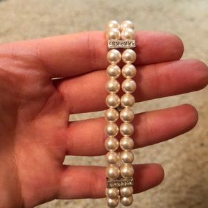 Double-pearl bracelet